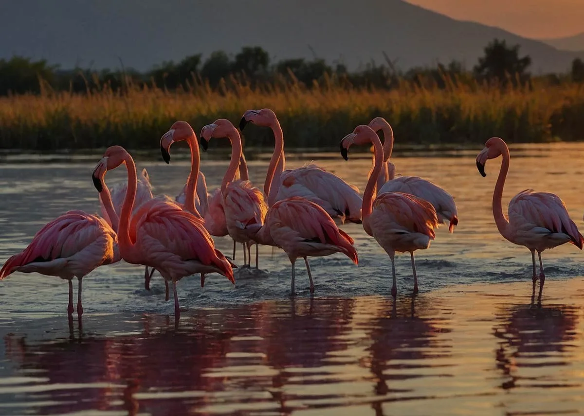 ΕΙΚΟΝΑ ΛΙΜΝΗ FLAMINGO